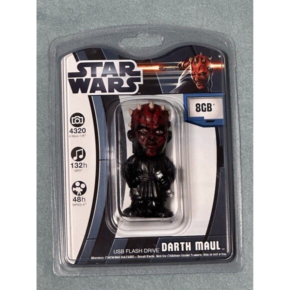 New Star Wars 8GB USB Flash Drive Star Wars - Darth Maul - Picture 1 of 3